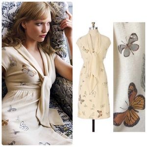Anthropolgie Wool Butterfly Dress USED